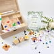 thumbnail image 3 of Kit de juegos para baby shower EIGTWEN, 75 unidades, con bloques de madera y pintura, 3 of 7