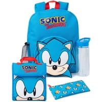 Set De Mochilas Sonic The Hedgehog Para Niños, 4 Piezas, Azul