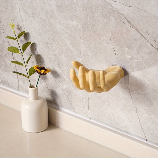 1pc Adhesive Soap Holder for Wall Mounted Keys and Earphones - Traceless and Punch-Free Soap Storage Rack for Bathroom Decor and Organization