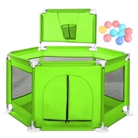 Genérico - Corral Verde Con Aro De Basquet