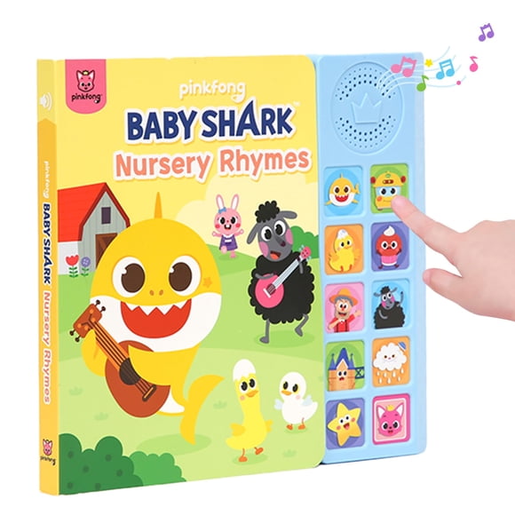 Libro interactivo de sonidos para bebés Pinkfong Baby Shark Nursery