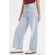 thumbnail image 2 of Jeans Mujer Wide Leg Lavado Azul Claro, 2 of 4