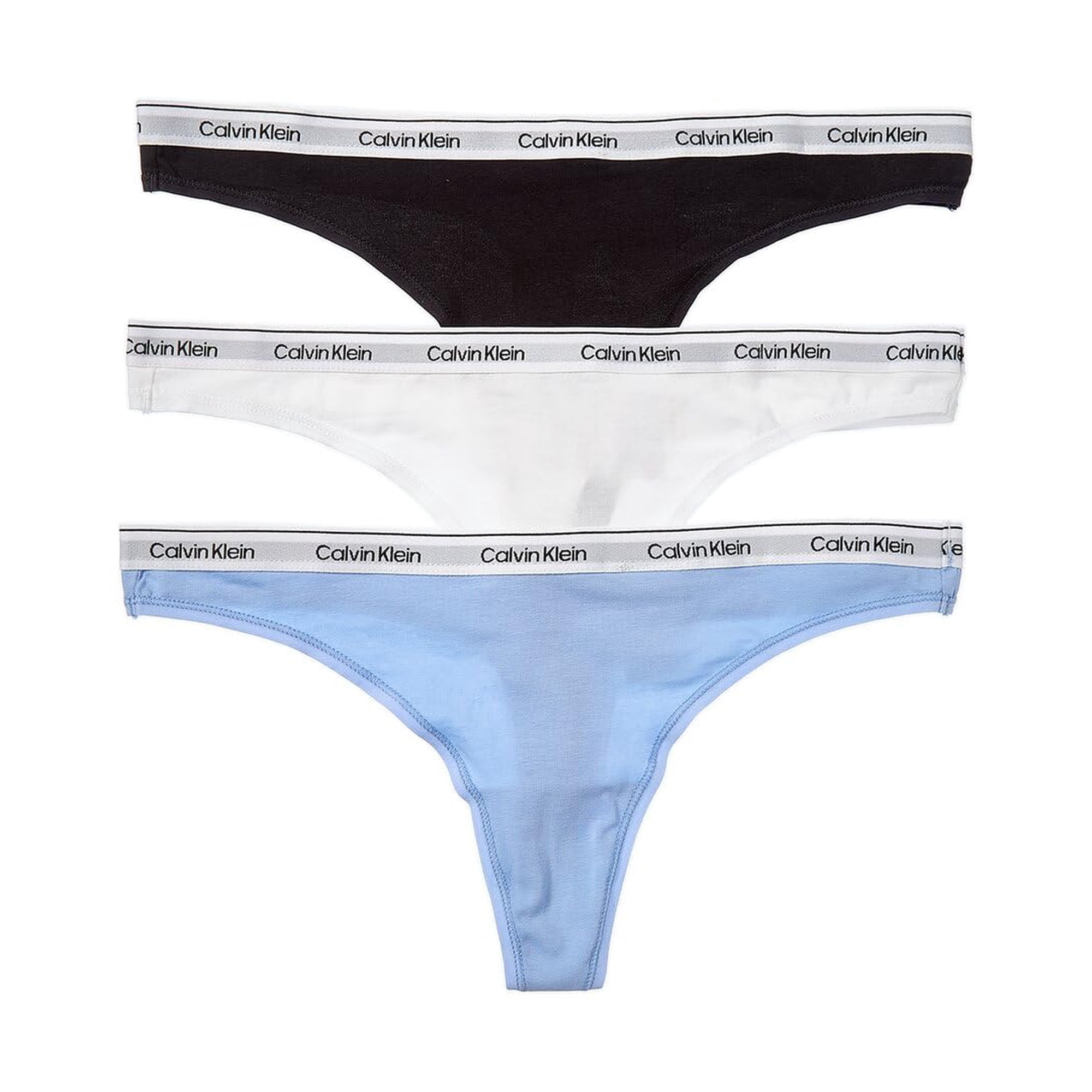 Tanga Calvin Klein Modern Logo Para Mujer, Paquete De 3, Talla L