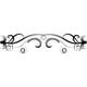 thumbnail image 1 of Decomural Swirling Symmetrical Lines Border Floral WS-18074, 1 of 2
