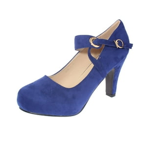 Vía Franca - Zapato Taco Azul Heriel