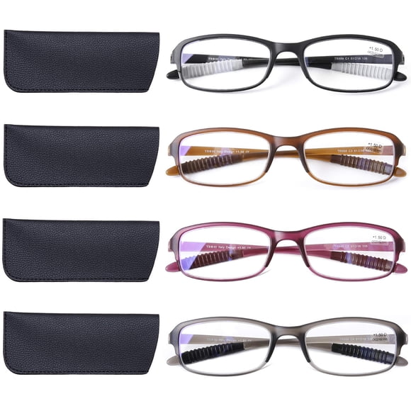 Gafas De Lectura Blue Light Blocking 2 0 Strength Paquete De 4