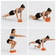 thumbnail image 2 of Mini Bosu Erizo 16 cm para Equilibrio, Fitness y Rehabilitación Naranjo, 2 of 3
