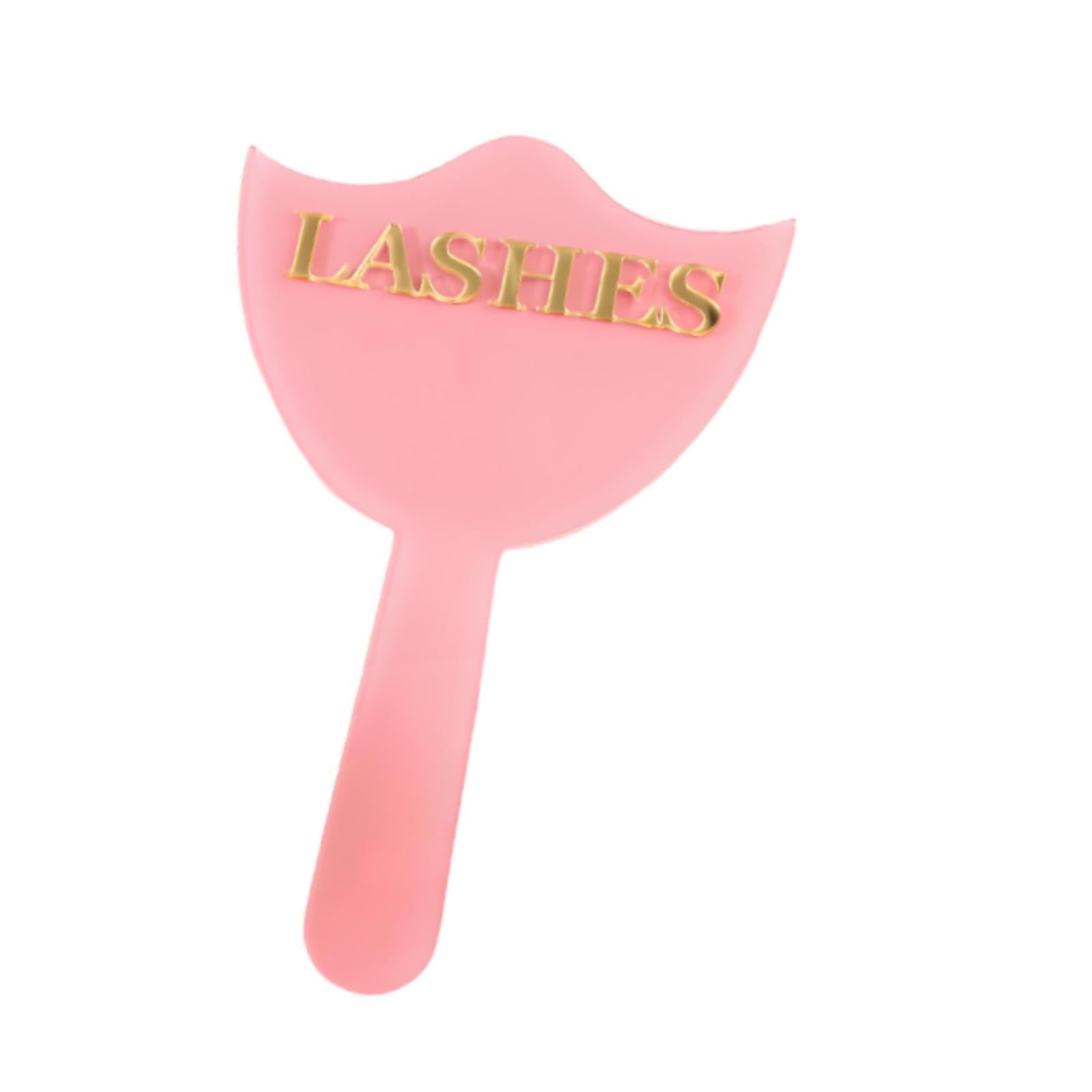 Ioensy - Espejo De Mano Para Maquillaje, Acrílico, Para Viajes Y Maquillaje, Para Niñas Y Mujeres, Color Rosa