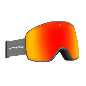 Snow Force - Antiparras Magnéticas Ski & Snowboard North Pole / Rojo - Gris - Gris