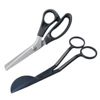 Bothyi - 2 Piezas Tijeras Para Apliques Pico De Pato Tela Corte Arte Costura Tijeras Dentadas