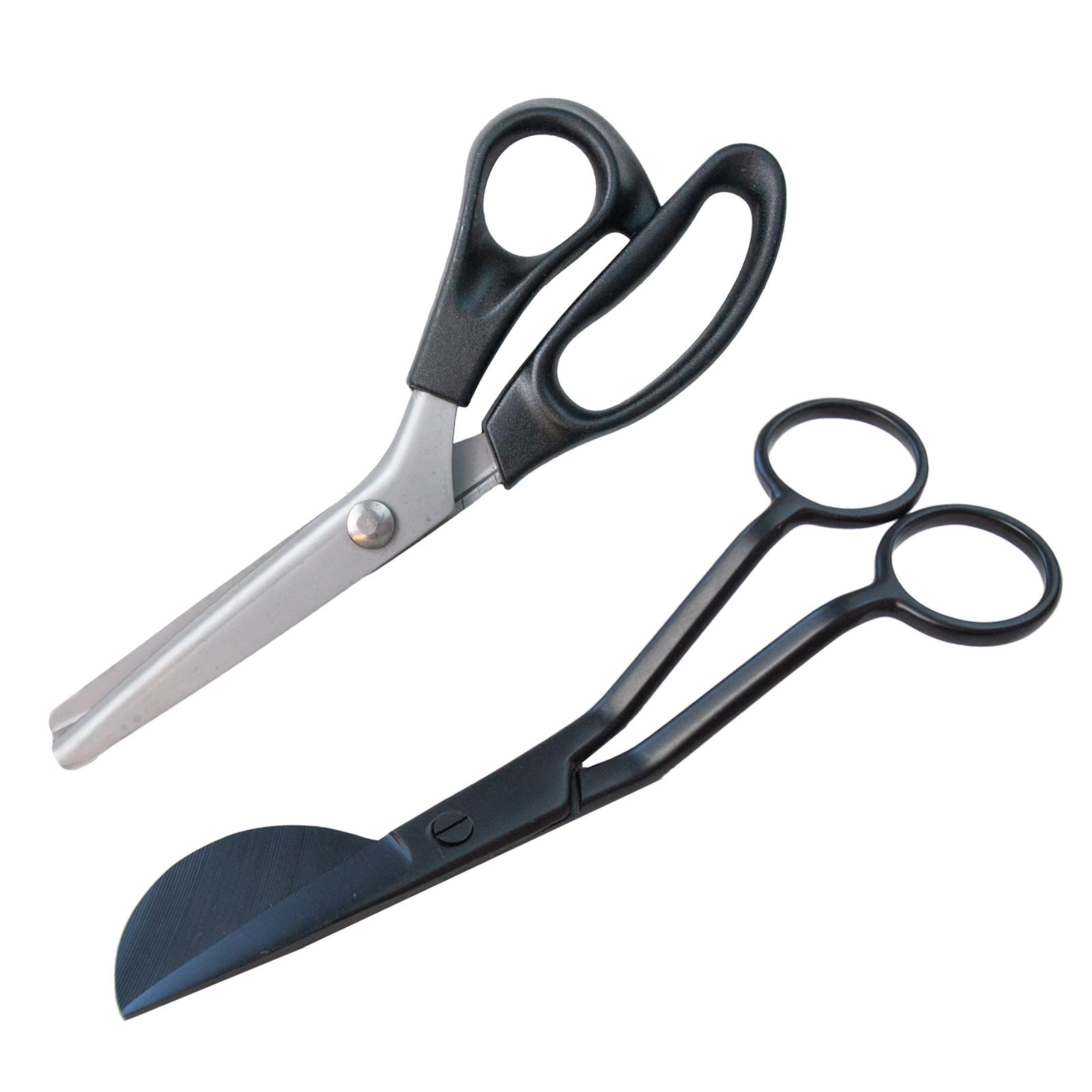 Bothyi - 2 Piezas Tijeras Para Apliques Pico De Pato Tela Corte Arte Costura Tijeras Dentadas