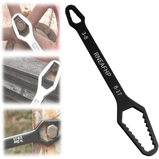 Llave autoajustable doble extremo 3-25mm métrica SAE fontanería hogar