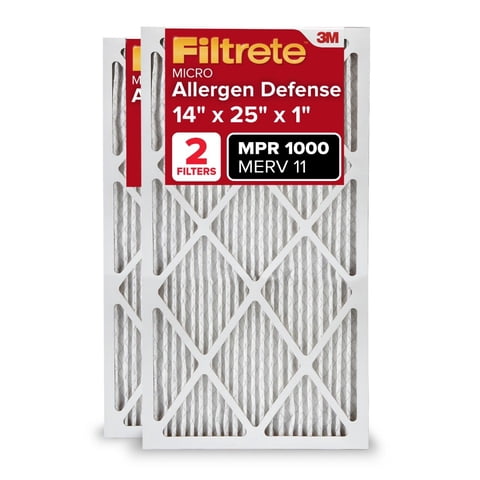 Filtro De Aire Hvac Filtrete 35X63X2 Cm Merv 11 Paquete De 2