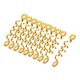 thumbnail image 2 of Vikingos Perlas De Pelo En Espiral Perlas De Metal Colgantes De Cabello Medio 10pcs Dorado, 2 of 5