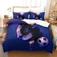 thumbnail image 2 of BLUE LOCK Duvet Cover Set, 3D Quilt Cover Bedding Set with Pillowcases,Soft Microfiber, 2 of 3
