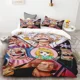 thumbnail image 1 of Duvet Cover One Piece Monkey D Luffy and Other Game Characters Cartoon Anime Cute Prints Home Breathable Kids Bedding Customized Bed Sheets, 1 of 5