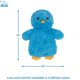 thumbnail image 3 of Juguete para perro Best Pet Supplies - Pollo bebé azul chirriante, 3 of 4