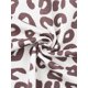 thumbnail image 5 of INSPIRE CHIC Conjunto de Pijama de Mujer con Estampado de Leopardo 2 Piezas Conjunto de Descanso con Dobladillo con Volantes Suaves y Mangas Cortas para Primavera Verano L Café, 5 of 6