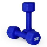 Par De Mancuernas Cap Barbell, Neopreno, 5,4 Kg, Admiral Blue