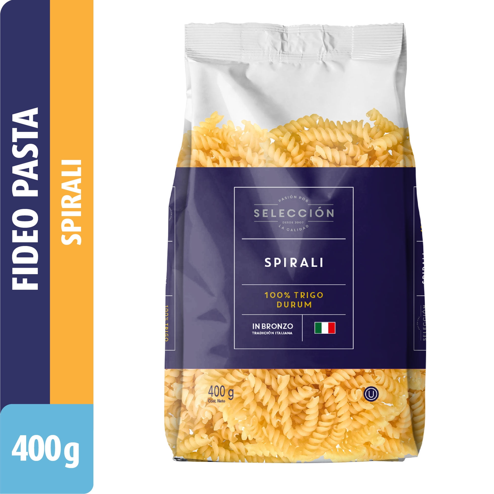 Fideo Pasta Spirali Bolsa 400 g Selección