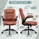 thumbnail image 5 of Silla de oficina Brick Attic de cuero PU giratoria y ajustable, 5 of 7