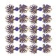 thumbnail image 3 of 5 pares de botones de cierre de nudo de rana china para decoración de tela de zafiro y oro, 3 of 5