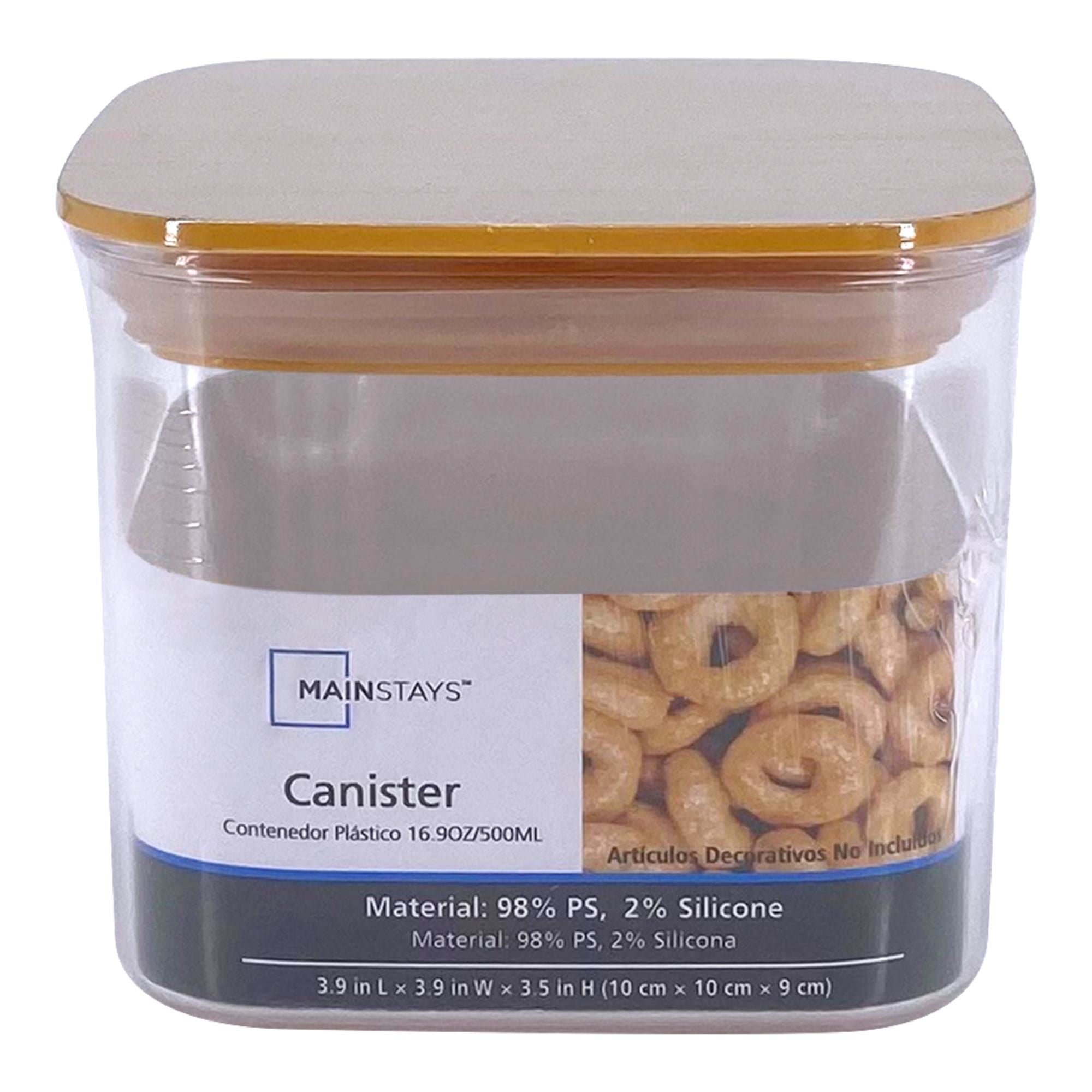 Mainstays - Contenedor Hermético Cuadrado 500 Ml