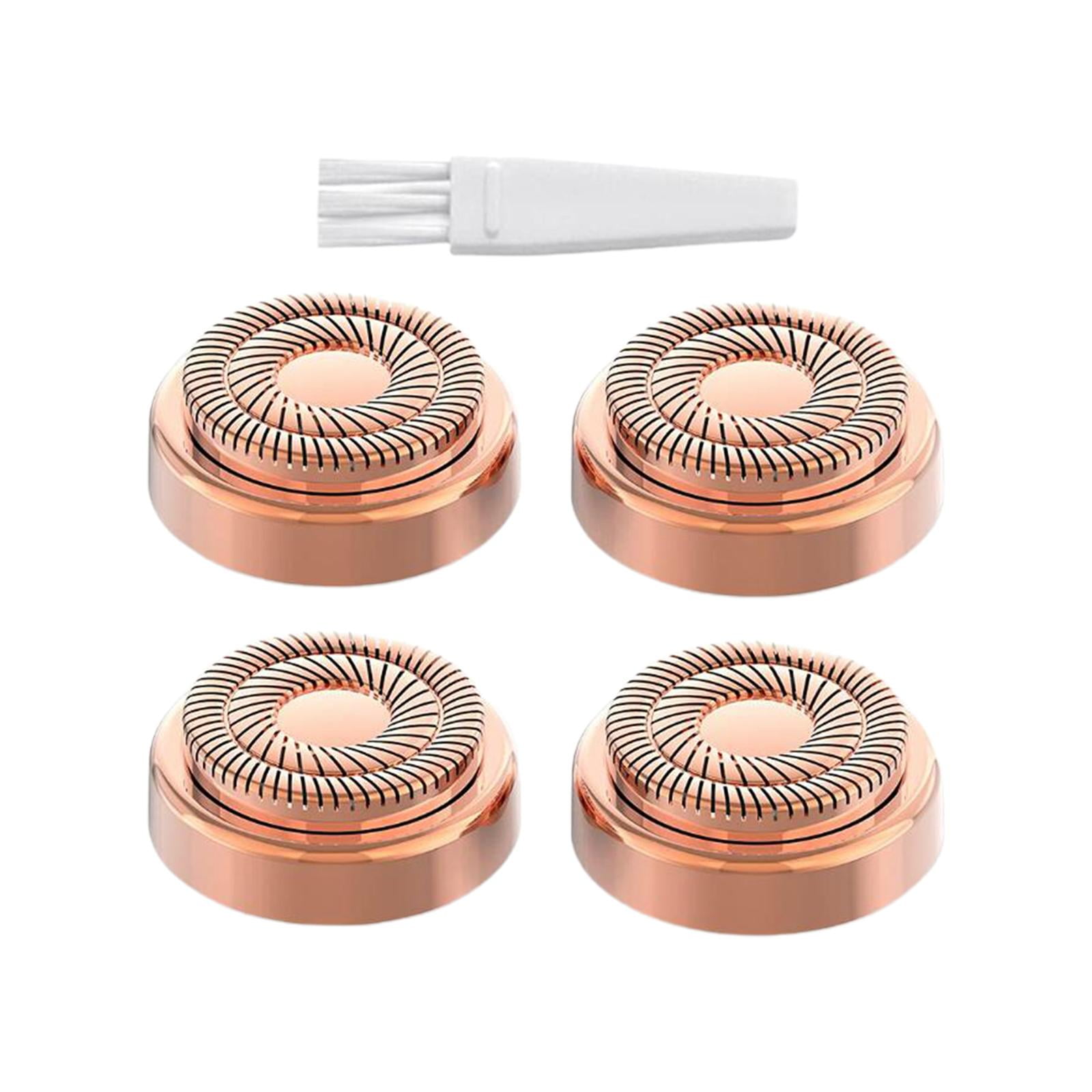 Magideal - 4 Cabezales De Repuesto Para Depilación Con Cepillo De Limpieza Para Removedor De Facial Estilo Lápiz Labial Generación 2 Tecnología De