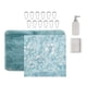 thumbnail image 3 of Set Baño 16 Piezas Mainstays Cortina Floral Azul 70x70 cm, 3 of 3