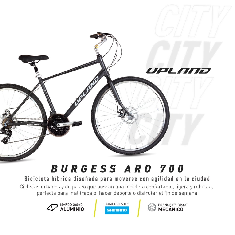 Upland Burgess 700c Talla L Gris Oscuro, foto 6