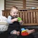 thumbnail image 3 of Set de juguetes Teether Baby Einstein Stack & Teethe, 5 piezas, más de 3 m, 3 of 9