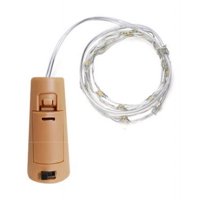 Impormaipu - Luz Hada 1Mt Alambre Guirnaldas Led Con Pilas Para Decoración Tipo Corcho Para Botella U Otros Usos Con 3 Pilas Lr44 Incluídas