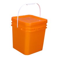 Bothyi - Cubo Cuadrado De Almacenamiento Portátil De Alta Resistencia Para Pintar, Cocina, Garaje, 25 L