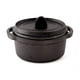 thumbnail image 1 of Mini Cacerola Redonda con Tapa Fierro 10cm Negro Lugano, 1 of 2