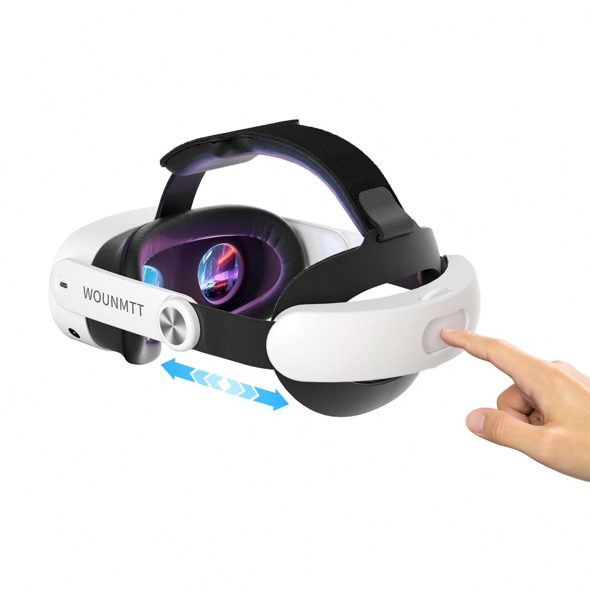 Correa Para La Cabeza Para Gafas De Realidad Virtual Wounmtt Para Oculus Meta Quest 3/3s