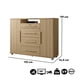 thumbnail image 3 of Comoda Multifuncional Beige Mate Zanzini, 3 of 5