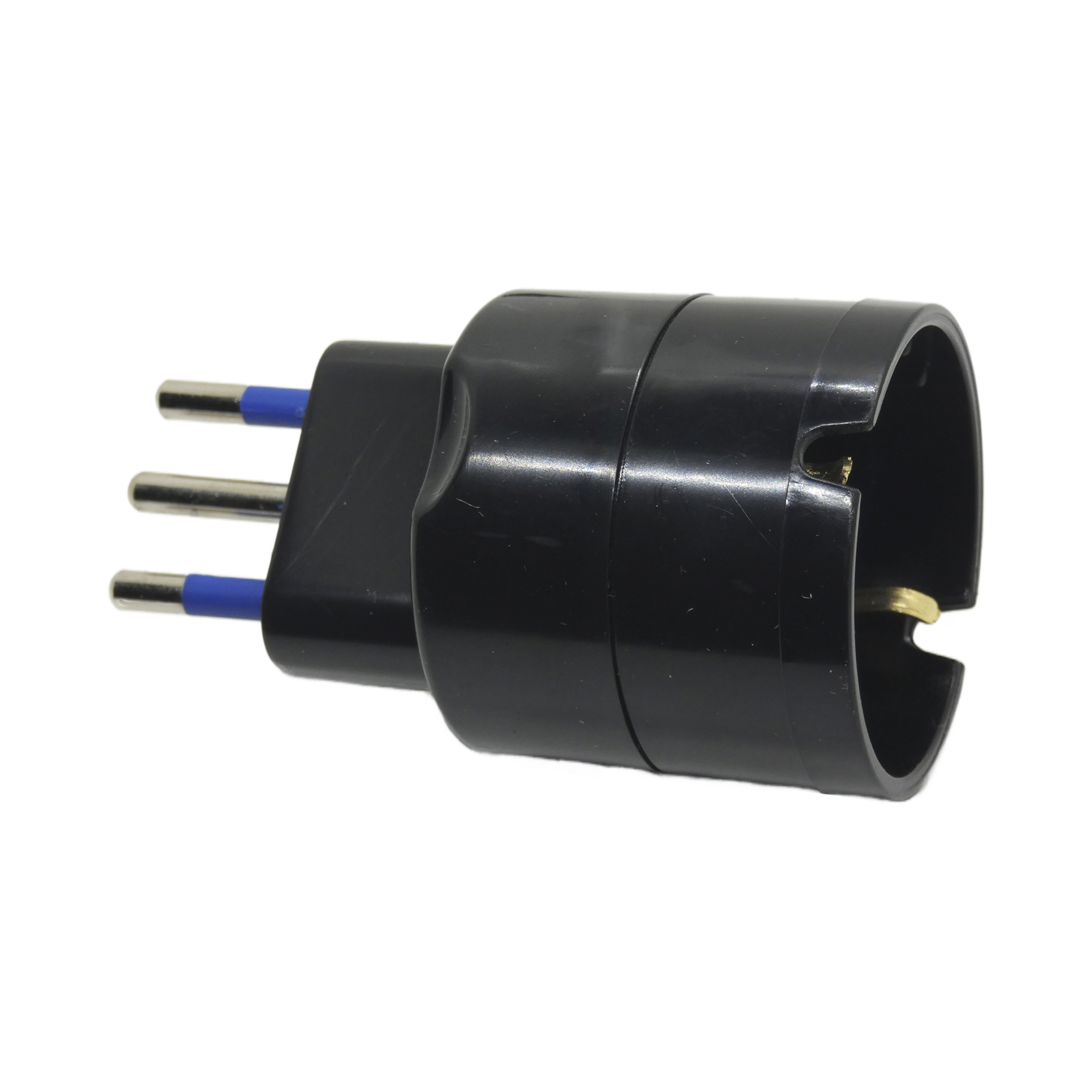 Enchufe Adaptador Schuko Negro 1500W Philco - Sello Sec