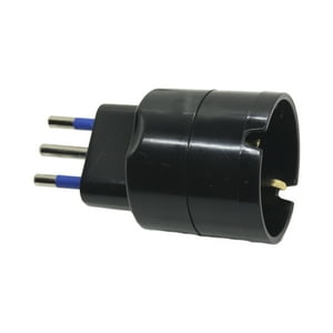 Enchufe Adaptador Schuko Negro 1500W Philco - Sello Sec