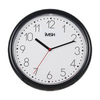 Gen - Reloj De Pared Analogo Negro Wc25201