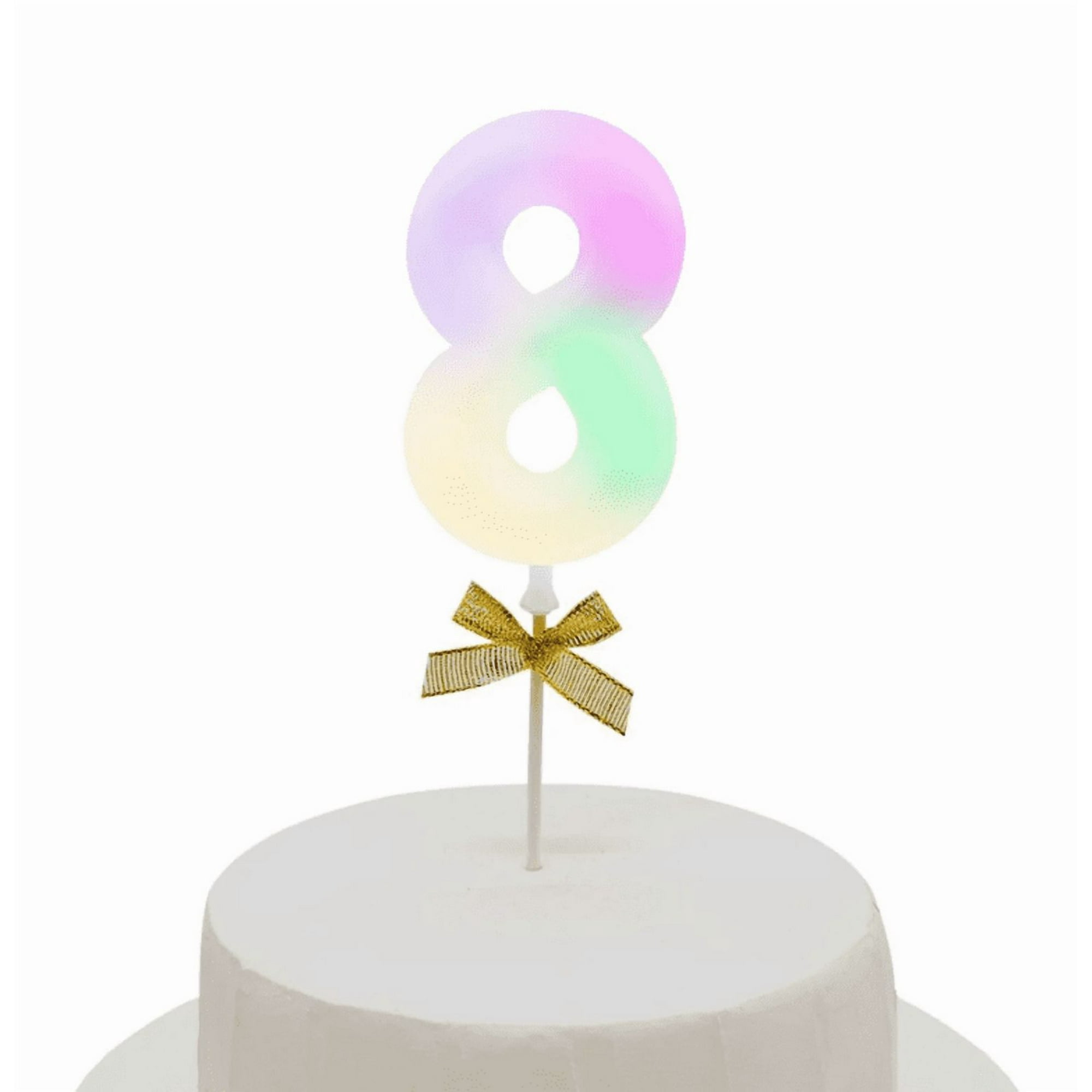 Genérico - Topper Torta Numeral Led 8