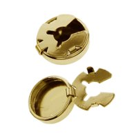 Magideal - Gemelos Pulidos Para Hombres, Cubiertas De Para Puños, Camisas, , Boda, Formal, De Negocios, Metal Clásico, 2 , Oro