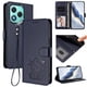 thumbnail image 2 of Funda Billetera con Relieve de Gato para Honor 400 Lite, Azul, 2 of 6