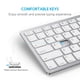 thumbnail image 4 of Teclado Bluetooth OMOTON para iPad 10ª generación, blanco, 4 of 8