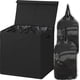 thumbnail image 1 of Cesta para ropa sucia Simple Houseware, doble, con tapa, negra, 1 of 7
