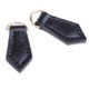 thumbnail image 2 of 2 piezas de cuero con cremallera etiquetas Fixer Pull Replacement DIY Wallet monedero negro, 2 of 5