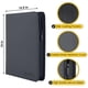 thumbnail image 2 of Carpeta para cartas coleccionables bindrz 480 cartas, negro, con cremallera, 2 of 6