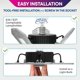 thumbnail image 2 of Luz LED de Garaje Bell+Howell 4000 lm 3 paneles, 2 of 7
