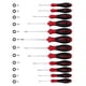 thumbnail image 4 of Juego de controladores Torx Wiha 36267 12 piezas T5-T40 con acabado suave, 4 of 6