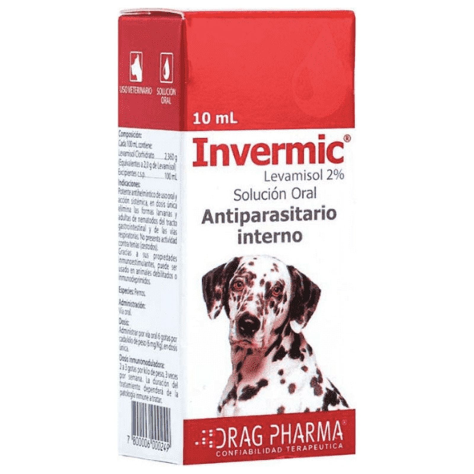 Antiparasitario Invermic Perros 10 Ml