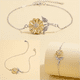 thumbnail image 2 of Pulsera plata 925 girasol flor mujer, 2 of 3